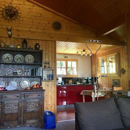 Ferienwohnung im Chalet Firn - OG Bürchen Exterior foto
