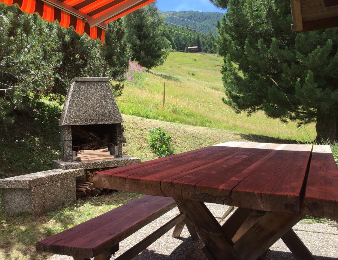 Ferienwohnung im Chalet Firn - OG Bürchen Exterior foto
