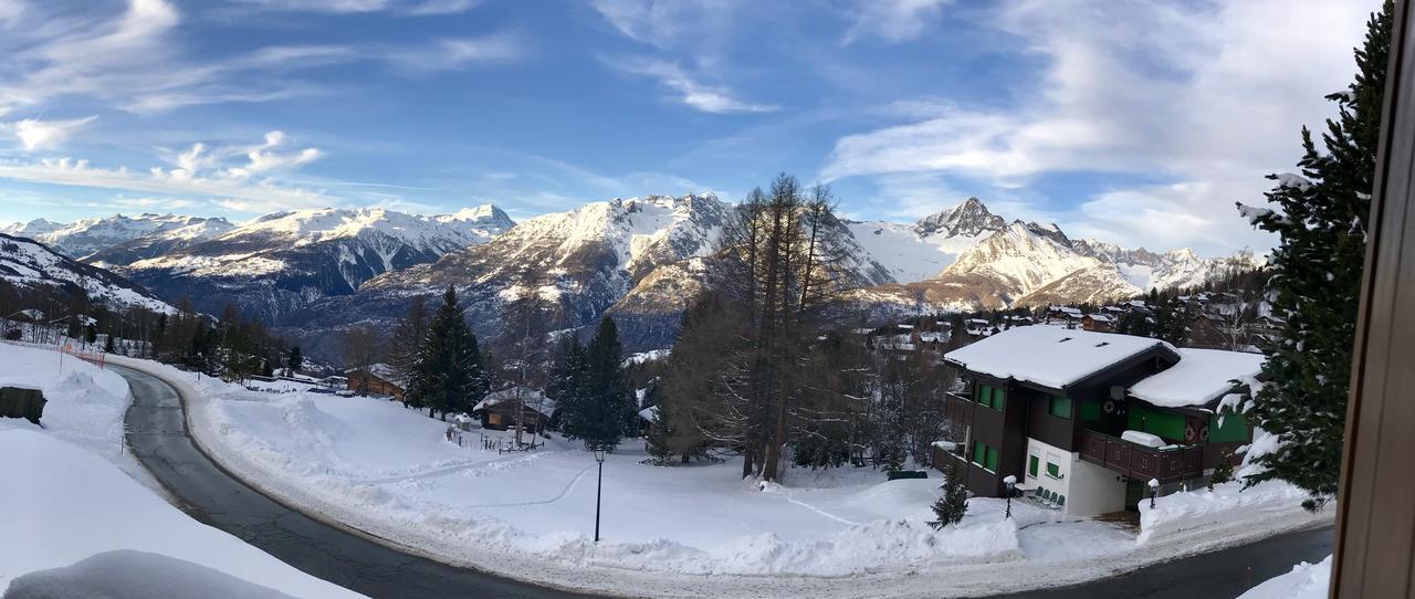 Ferienwohnung im Chalet Firn - OG Bürchen Exterior foto
