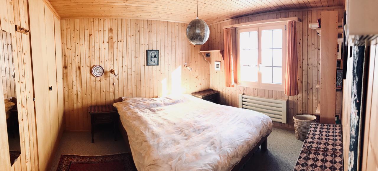 Ferienwohnung im Chalet Firn - OG Bürchen Exterior foto
