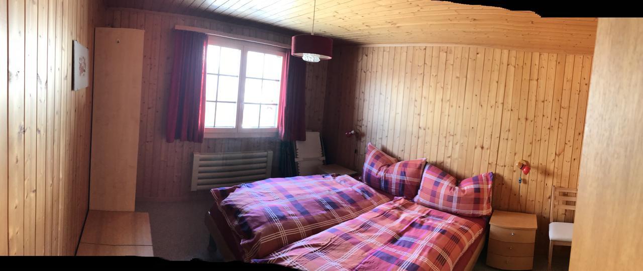 Ferienwohnung im Chalet Firn - OG Bürchen Exterior foto