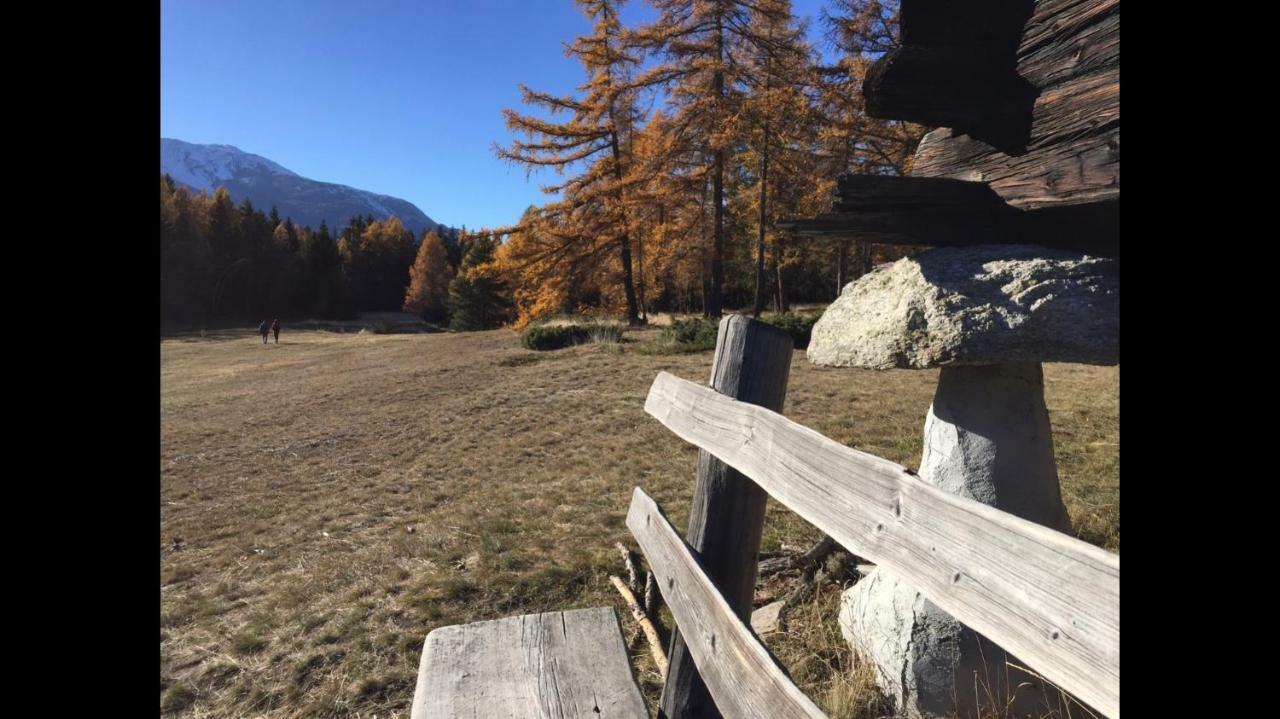 Ferienwohnung im Chalet Firn - OG Bürchen Exterior foto